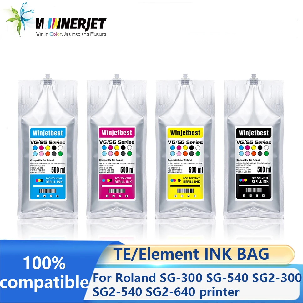 Winnerjet TE Element ink bag With Eco-solvent ink With chip For Roland SG-300 SG-540 SG2-300 SG2-540 SG2-640 SG3-300 printer
Winnerjet TE Element ink bag With Eco-solvent ink With chip For Roland SG-300 SG-540 SG2-300 SG2-540 SG2-640 SG3-300 printer