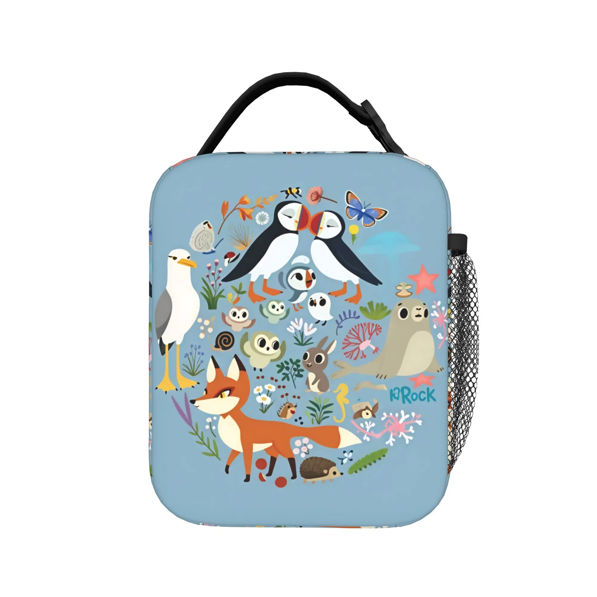 Puffin Rock And New Friends Lunch Bag Leisure Lunch Box Convenient Thermal Tote Handbags For Child Waterproof Cooler Bag
Puffin Rock And New Friends Lunch Bag Leisure Lunch Box Convenient Thermal Tote Handbags For Child Waterproof Cooler Bag