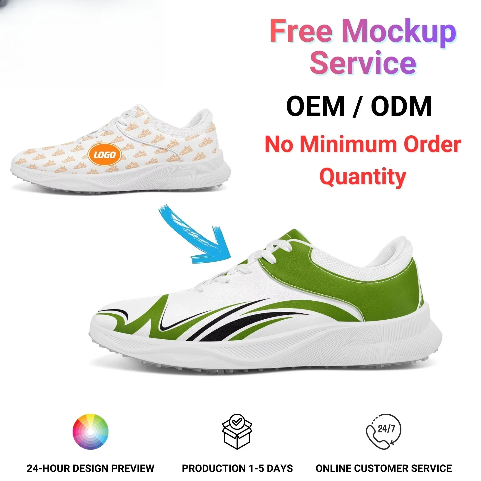 Wholesale Club Team Sports Golf Shoes, Custom Logo Sports Golf Shoes Printed on Demand
Wholesale Club Team Sports Golf Shoes, Custom Logo Sports Golf Shoes Printed on Demand