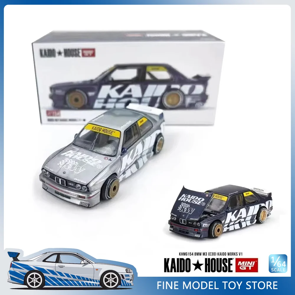 Kaido House MINIGT 1:64 BMW M3 E30 V1 CHASE Alloy Premium Diecast Car Model Vehicle Collectible
Kaido House MINIGT 1:64 BMW M3 E30 V1 CHASE Alloy Premium Diecast Car Model Vehicle Collectible