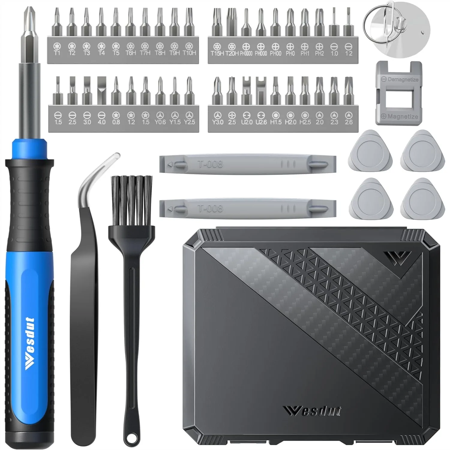 52 In 1 Precision Screwdriver Set With Torx, Mini Screwdriver Kit, Magnetic Repair Tool For Phone Computer Laptop Game Console Eyeglasses Watch Electronic
52 In 1 Precision Screwdriver Set With Torx, Mini Screwdriver Kit, Magnetic Repair Tool For Phone Computer Laptop Game Console Eyeglasses Watch Electronic