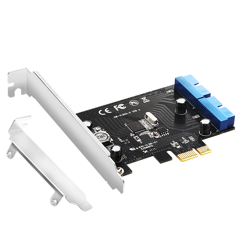 Плата расширения передней панели шасси PCI-E к USB 3,0 для настольного ПК на USB 3,0 Pin Dual 20PIN
Плата расширения передней панели шасси PCI-E к USB 3,0 для настольного ПК на USB 3,0 Pin Dual 20PIN