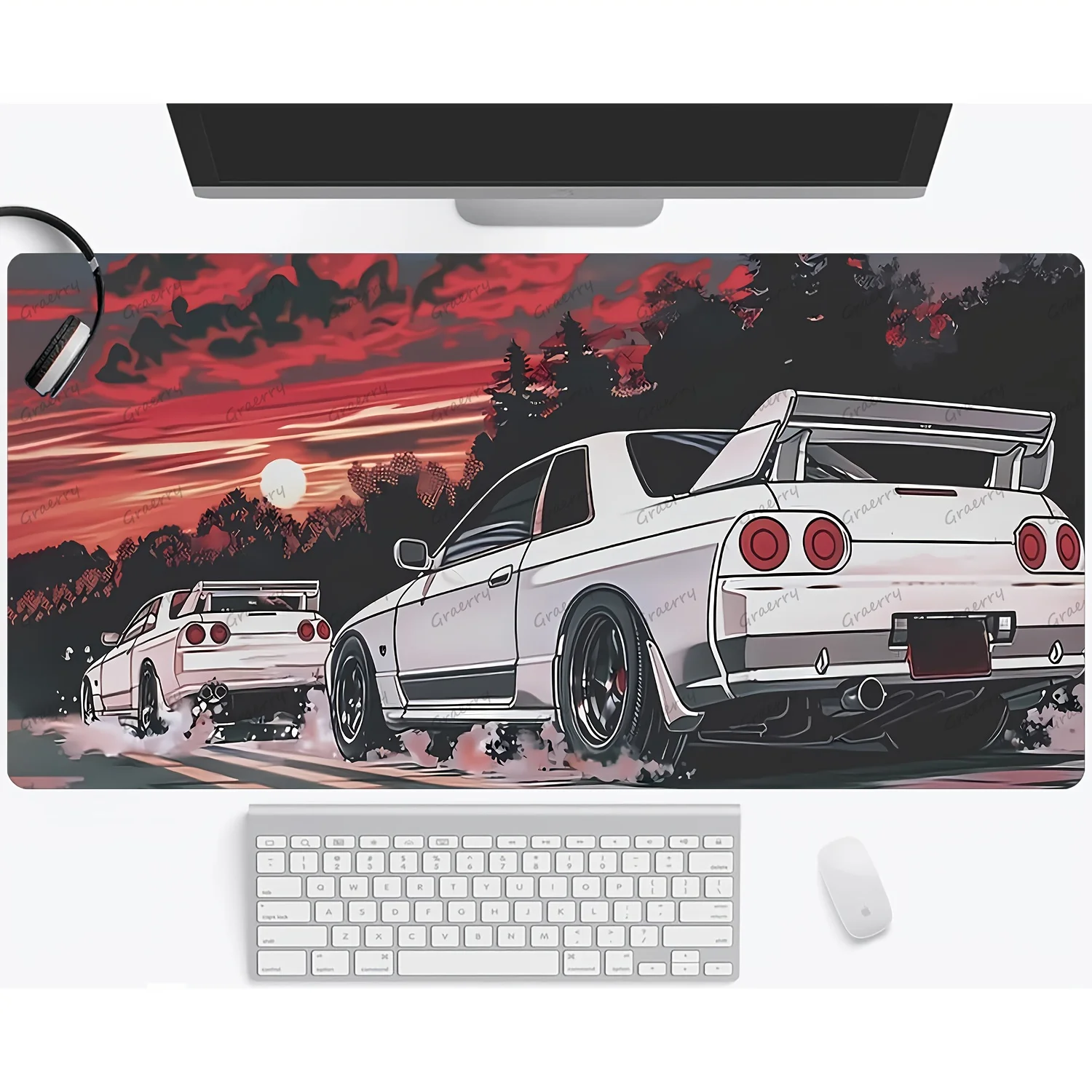 Extra Large Japanese Retrowave JDM Anime Racing Mouse Pad, Smooth Keyboard Mat with Stitched Edges, Non-Slip Rubber Base
Extra Large Japanese Retrowave JDM Anime Racing Mouse Pad, Smooth Keyboard Mat with Stitched Edges, Non-Slip Rubber Base