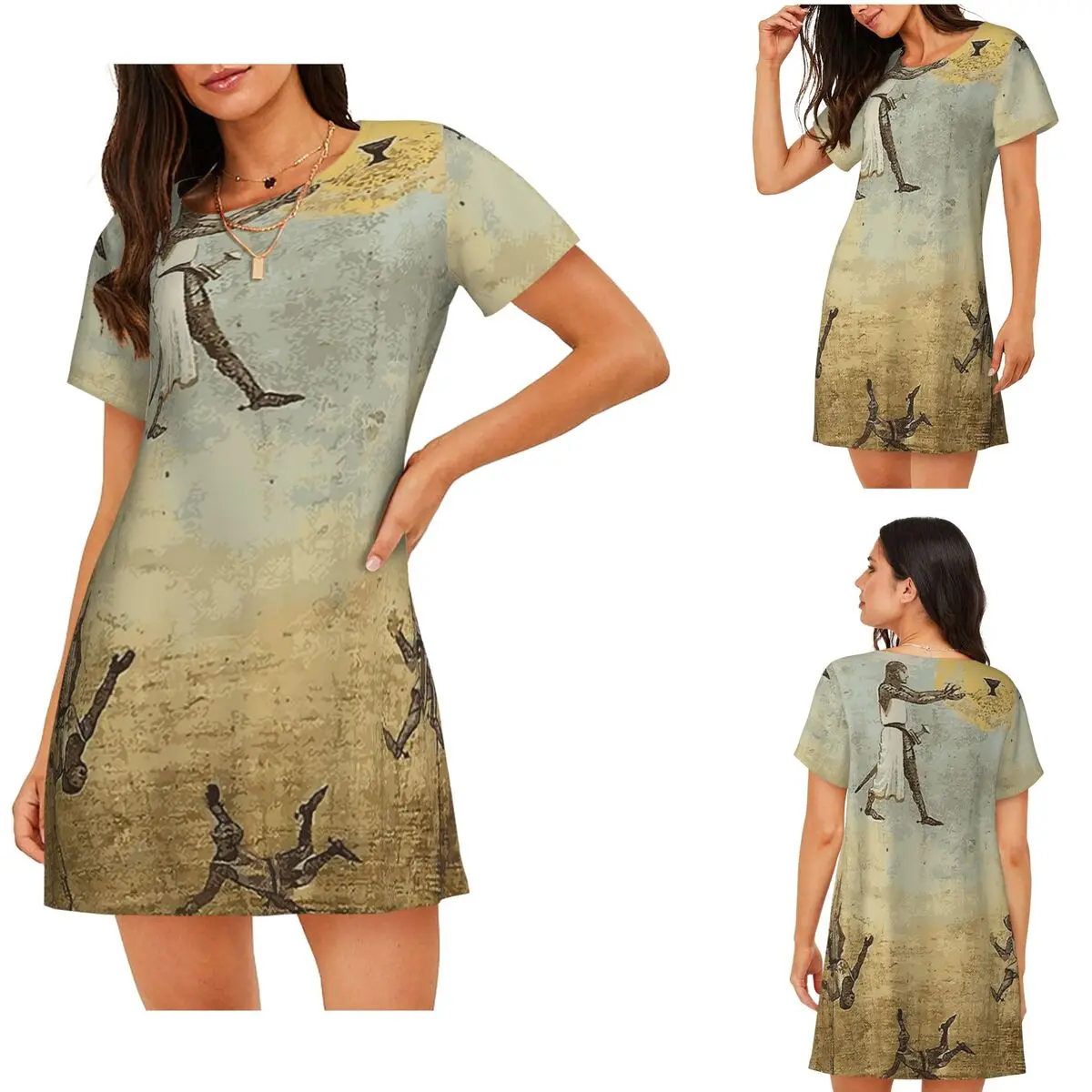 Custom Jump Of Faith Short Sleeves Nightdress For Sleeping Sleepshirts Women Short Sleeve Nightgowns Loose Pajama Dress
Custom Jump Of Faith Short Sleeves Nightdress For Sleeping Sleepshirts Women Short Sleeve Nightgowns Loose Pajama Dress