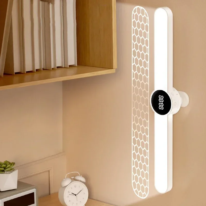 LED Desk Lamp USB Hanging Magnetic Stepless Dimming Clock Table Lamp Recharge Cabinet Closet Wardrobede Bedroom Desk Night Light
LED Desk Lamp USB Hanging Magnetic Stepless Dimming Clock Table Lamp Recharge Cabinet Closet Wardrobede Bedroom Desk Night Light