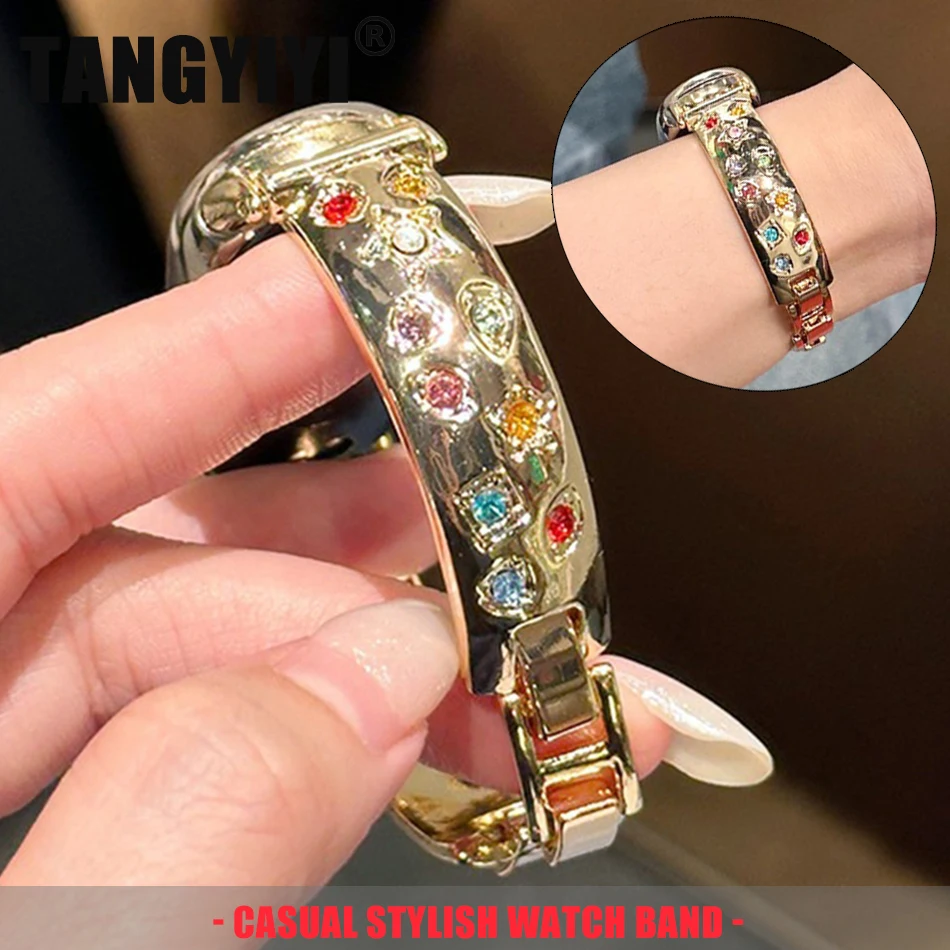 Fashion Colored Stars Diamond Bracelet For Xiaomi Mi Band 10 8 9 Pro Metal Strap Miband 9Pro 8 Pro Smart Watch Replace Wristband
Fashion Colored Stars Diamond Bracelet For Xiaomi Mi Band 10 8 9 Pro Metal Strap Miband 9Pro 8 Pro Smart Watch Replace Wristband