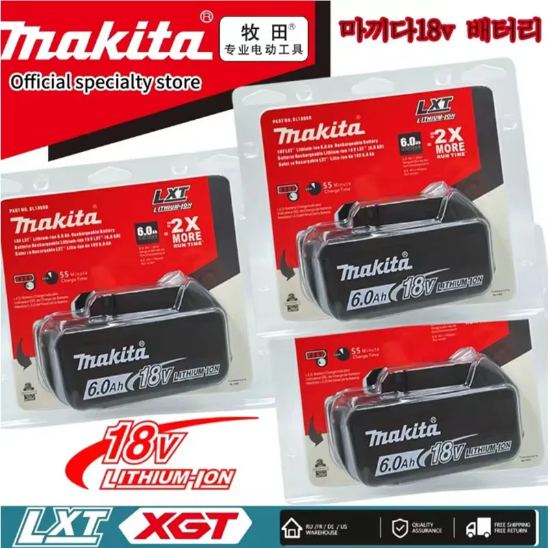 NEW Genuine Makita Battery BL1860B BL1850B BL1840 BL1830 Screwdriver Battery & Charger 18v Replacement Power Tool Batteries
NEW Genuine Makita Battery BL1860B BL1850B BL1840 BL1830 Screwdriver Battery & Charger 18v Replacement Power Tool Batteries