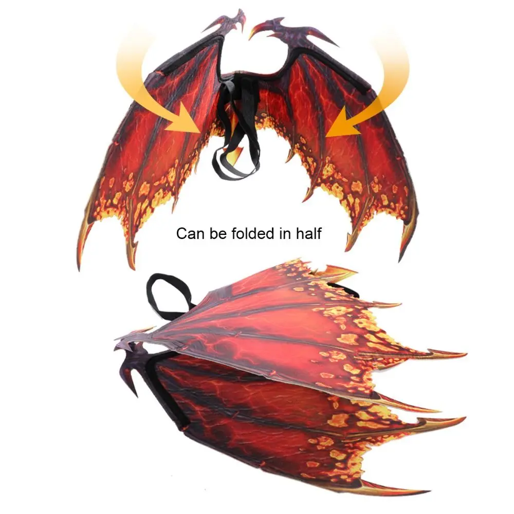 Foldable Halloween Dragon Wing Elastic Band Non-woven Fabric Masquerade Dragon Wing Unisex Universal Cosplay Wing Costume
Foldable Halloween Dragon Wing Elastic Band Non-woven Fabric Masquerade Dragon Wing Unisex Universal Cosplay Wing Costume