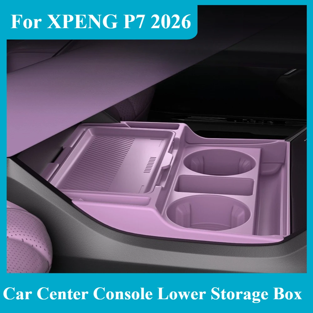 For XPENG P7 2026 Car Center Console Lower Storage Box Hidden Storage Organizer Tray Car Interior Accessories
For XPENG P7 2026 Car Center Console Lower Storage Box Hidden Storage Organizer Tray Car Interior Accessories