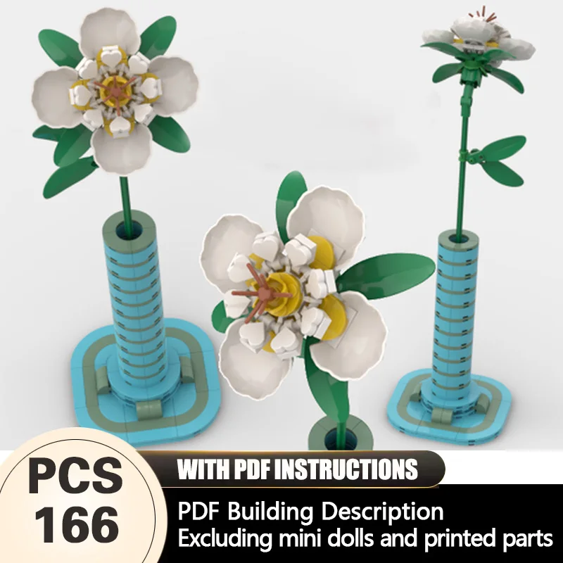 Creators Plant Series Model MOC Building Bricks White Flower And Vase Modular Technology Gifts Holiday Assemble Children Toys
Creators Plant Series Model MOC Building Bricks White Flower And Vase Modular Technology Gifts Holiday Assemble Children Toys