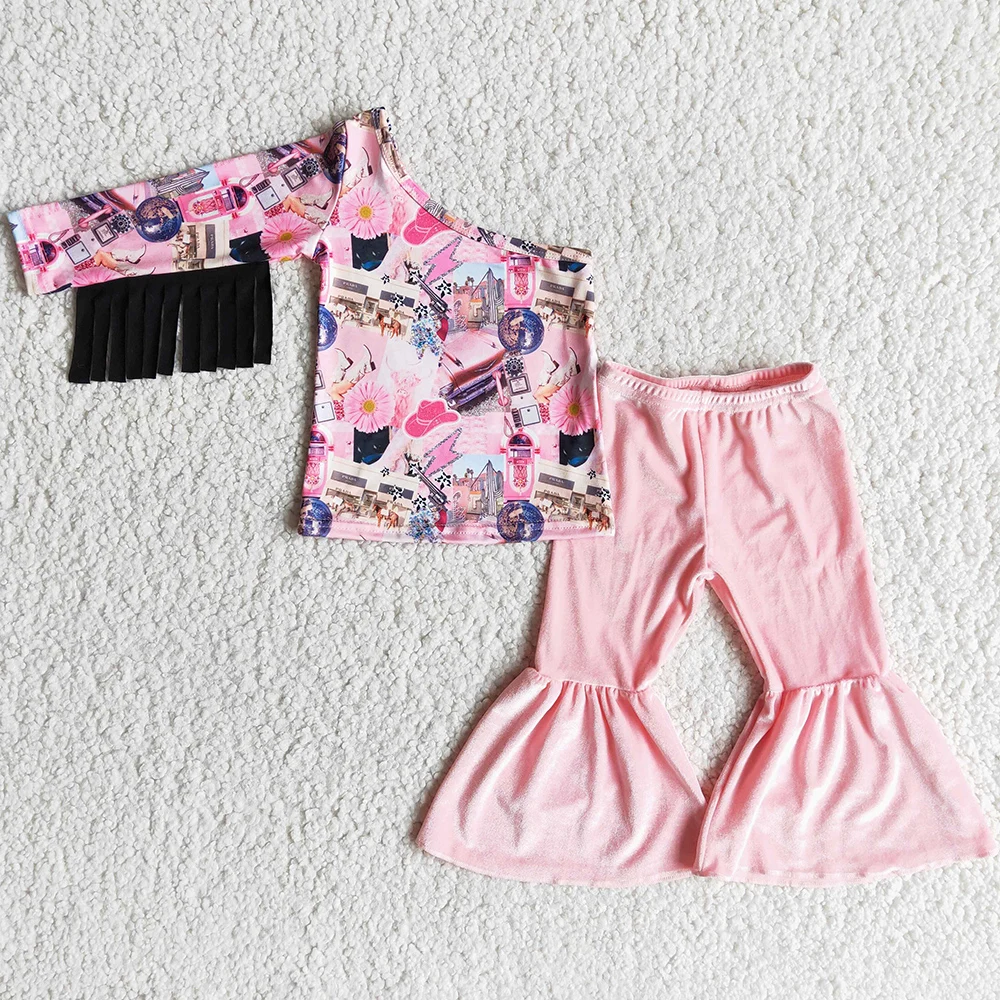 New Arrival Baby Girl Clothes Spring Kids Clothes Girls Long Sleeve Velvet Bell Pants Sets Wholesale Toddler Girl Clothes Outfit
New Arrival Baby Girl Clothes Spring Kids Clothes Girls Long Sleeve Velvet Bell Pants Sets Wholesale Toddler Girl Clothes Outfit