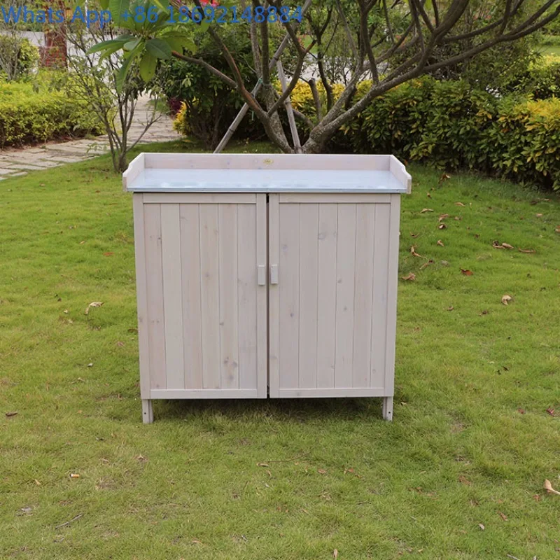 Outdoor Solid Wood Simple Storage Cabinet Rainproof Sunproof Villa Outside Gardening Sundries Storage Cabinet
Outdoor Solid Wood Simple Storage Cabinet Rainproof Sunproof Villa Outside Gardening Sundries Storage Cabinet
