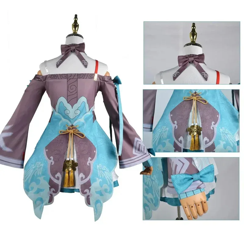 XT8Anime Game Honkai Star Rail Qingque Cosplay Party Halloween Costume Combat Women Uniform Role Play wig full set@XT6!
XT8Anime Game Honkai Star Rail Qingque Cosplay Party Halloween Costume Combat Women Uniform Role Play wig full set@XT6!