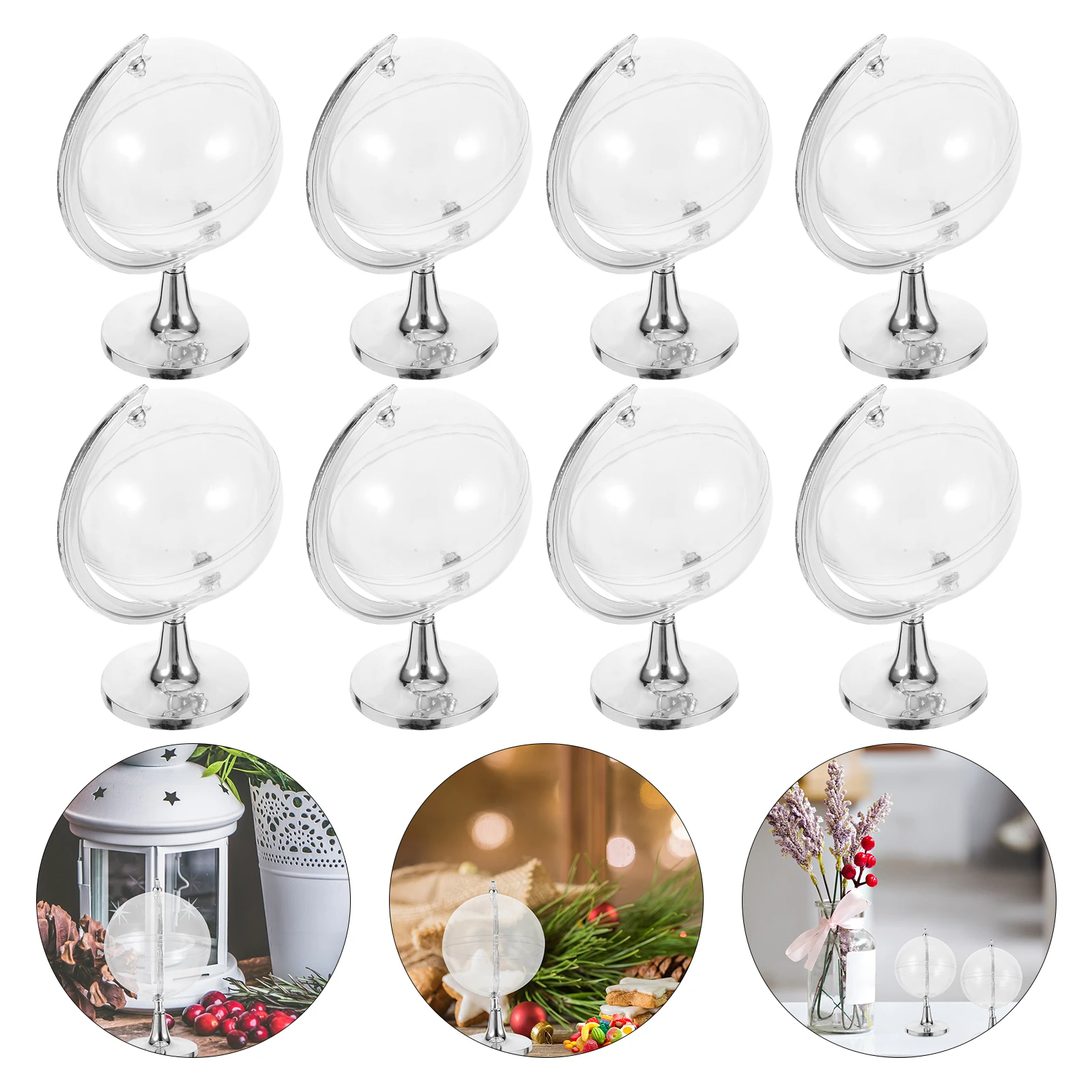 12 Pcs Candy Box Containers Silver Globe Christmas Party Favors Treat Boxes Plastic Candy Boxes Gift Box Storage Snacks Small
12 Pcs Candy Box Containers Silver Globe Christmas Party Favors Treat Boxes Plastic Candy Boxes Gift Box Storage Snacks Small