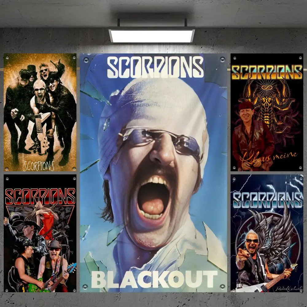 S-Scorpions band Rock cool Flags 3x5 Ft custom Banner for Garage Door room decor Wall Out Decoration With Metal buckle
S-Scorpions band Rock cool Flags 3x5 Ft custom Banner for Garage Door room decor Wall Out Decoration With Metal buckle