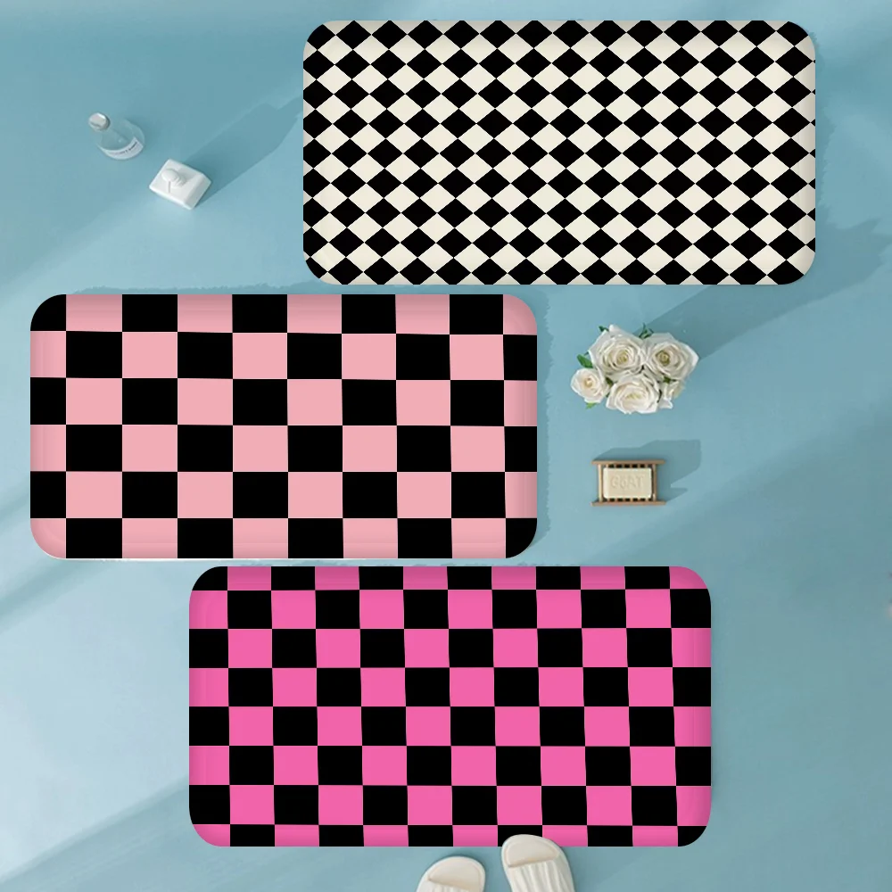 Checkerboard Plaid Floor Mat Rectangle Anti-slip Home Soft Badmat Front Door Indoor Outdoor Mat Hotel Decor Mat
Checkerboard Plaid Floor Mat Rectangle Anti-slip Home Soft Badmat Front Door Indoor Outdoor Mat Hotel Decor Mat