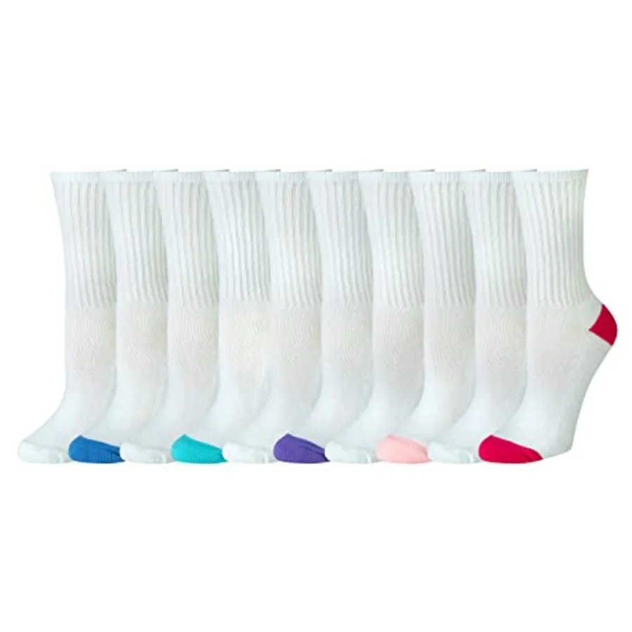 Women's Cotton Crew Socks with Light Cushioning
Women's Cotton Crew Socks with Light Cushioning