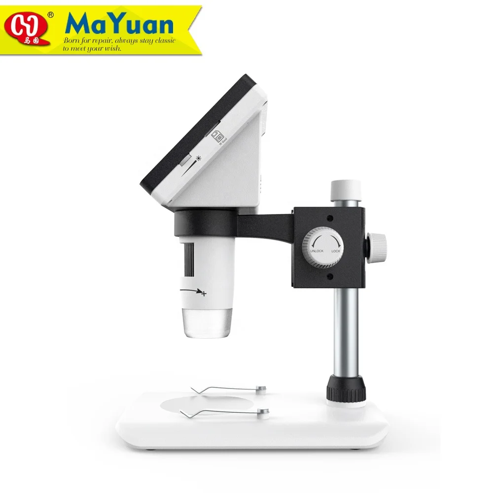 1080P High Definition USB Electron Microscope 1000X With 4.3 In Screen For PCB Repair