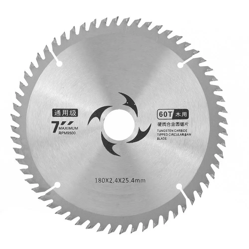 7-Inch Carbide Circular for cutting Disc 180x2.4x25.4mm for Woodworking Tools - Precision for cutting Tool
7-Inch Carbide Circular for cutting Disc 180x2.4x25.4mm for Woodworking Tools - Precision for cutting Tool