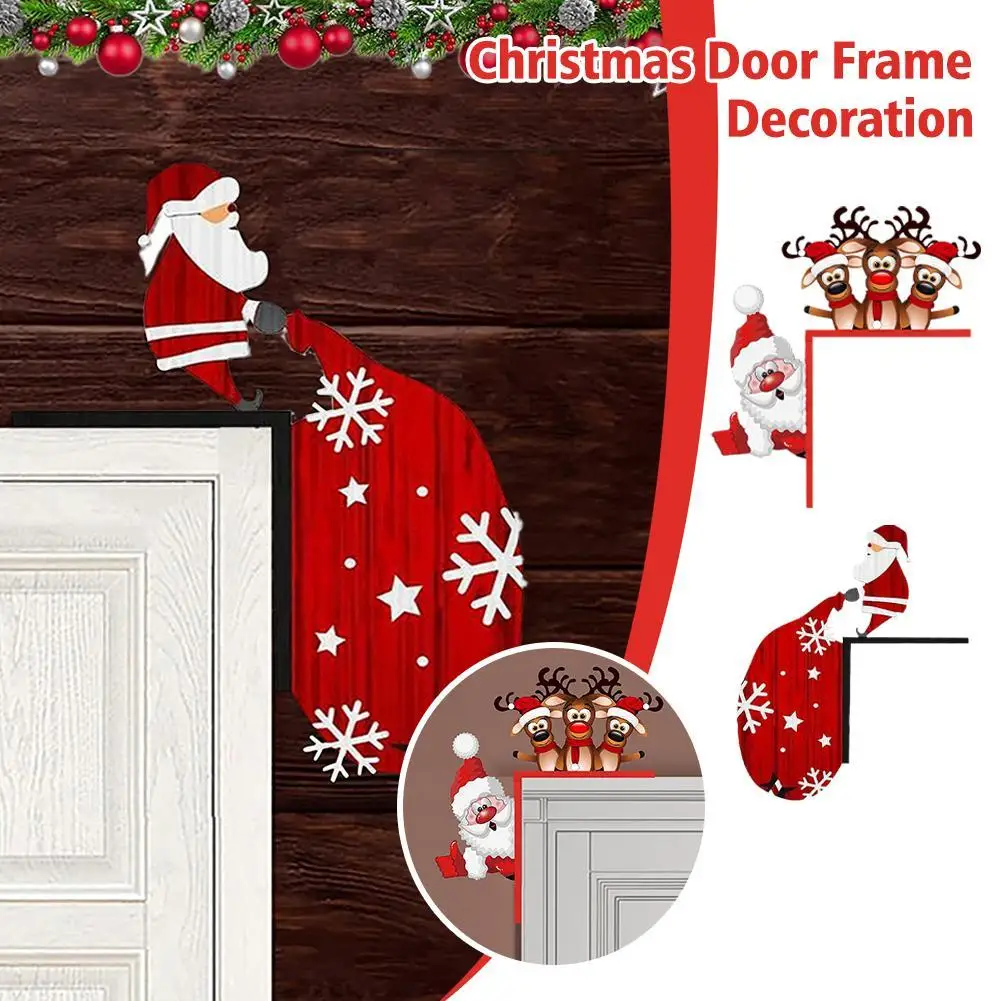 2024 Christmas Door Frame Decoration Santa Claus Wooden Door Frame Trim Wood Xmas Decor Christmas Decorations Happy New Year
2024 Christmas Door Frame Decoration Santa Claus Wooden Door Frame Trim Wood Xmas Decor Christmas Decorations Happy New Year