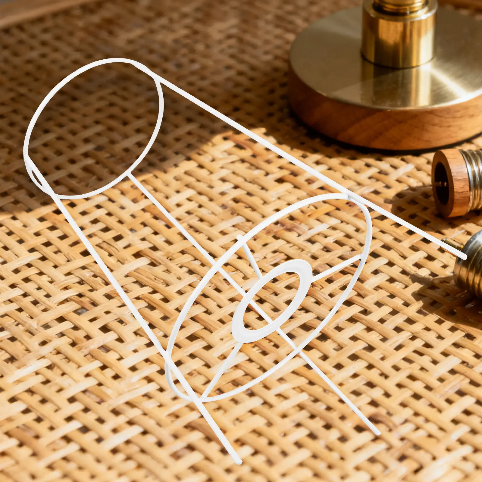 Round DIY Lampshade Metal Frame E27 Socket Holder for Pendant Table Floor Lamps Rustic Industrial Light Decor Frame
Round DIY Lampshade Metal Frame E27 Socket Holder for Pendant Table Floor Lamps Rustic Industrial Light Decor Frame