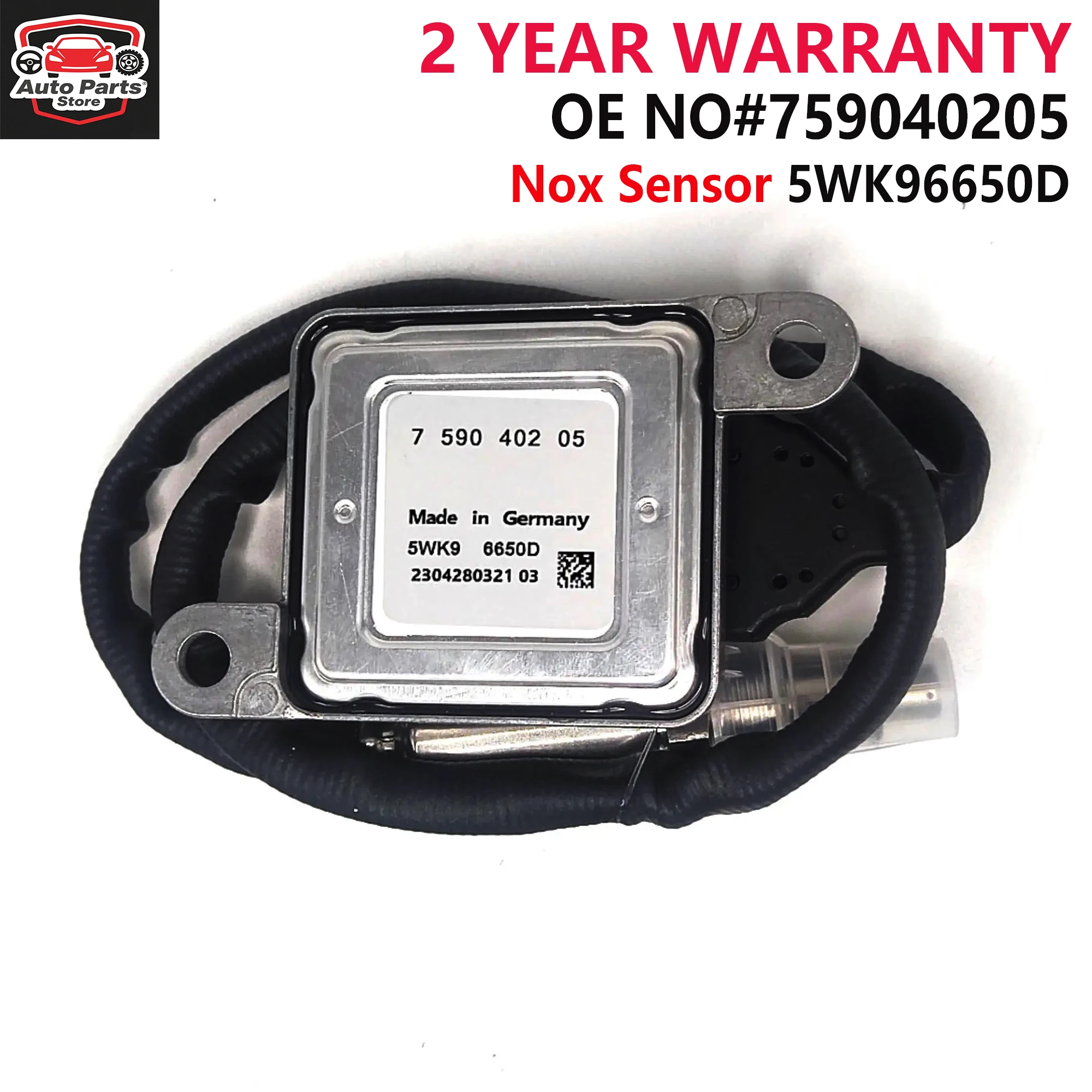 759040205 NEW Nitrogen Oxygen Sensor 5WK96650D 5WK9 6650D For BMW 5er F10 F11 523i 528i 530i N53 NOx Sensor
759040205 NEW Nitrogen Oxygen Sensor 5WK96650D 5WK9 6650D For BMW 5er F10 F11 523i 528i 530i N53 NOx Sensor