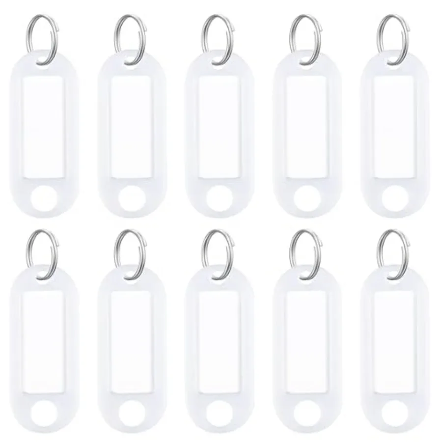 10 Pieces Key Tags 2 Inch Soft Plastic Key Chain Tags with Blank Paper Labels Clear Windows Protective Films and Split Rings Fl
10 Pieces Key Tags 2 Inch Soft Plastic Key Chain Tags with Blank Paper Labels Clear Windows Protective Films and Split Rings Fl