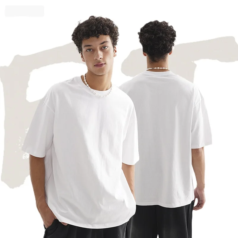 Oversized Mens 100% Heavy Cotton T-Shirt O-neck Blank Customized Print White Tee American Loose Fit Streetwear Unisex Casual Top
Oversized Mens 100% Heavy Cotton T-Shirt O-neck Blank Customized Print White Tee American Loose Fit Streetwear Unisex Casual Top