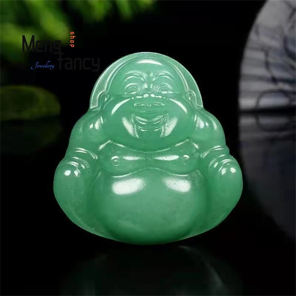 Dongling Jade Maitreya Buddha Pendant, Large-Bellied Buddha Pendant, Double-Sided Buddha Fashion Jewelry Best Selling Elegant
Dongling Jade Maitreya Buddha Pendant, Large-Bellied Buddha Pendant, Double-Sided Buddha Fashion Jewelry Best Selling Elegant
