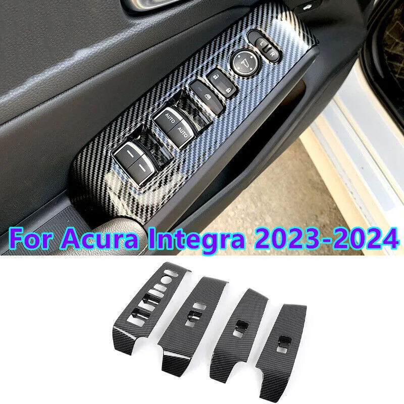4 шт., панель переключателя окна из углеродного волокна, накладка на рамку для Acura Integra 2023+
4 шт., панель переключателя окна из углеродного волокна, накладка на рамку для Acura Integra 2023+