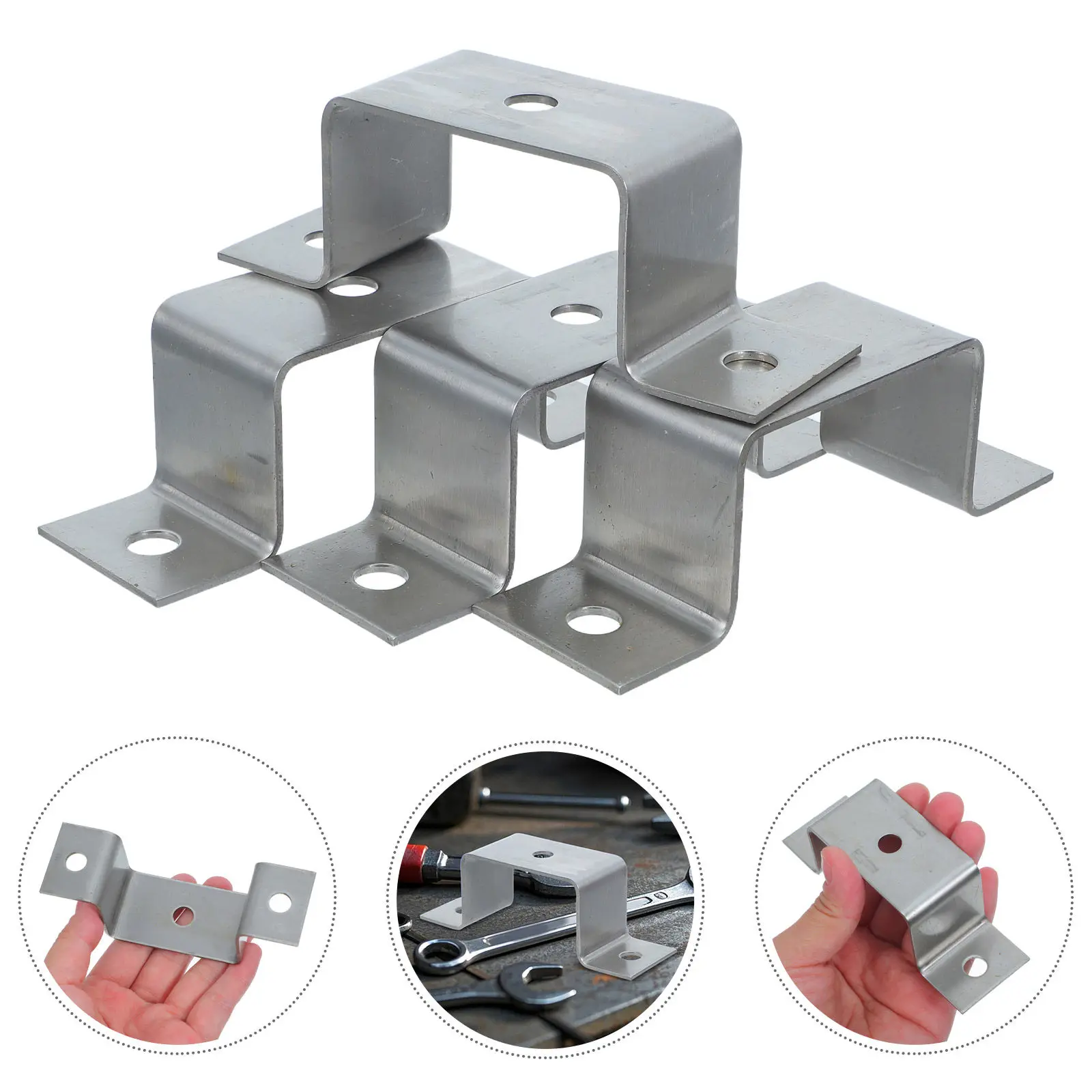 Heavy Duty Stainless Steel Trailer Stake Pocket Bracket for Utility Trailer Lumber Support Bolt on Straight Silver
Heavy Duty Stainless Steel Trailer Stake Pocket Bracket for Utility Trailer Lumber Support Bolt on Straight Silver