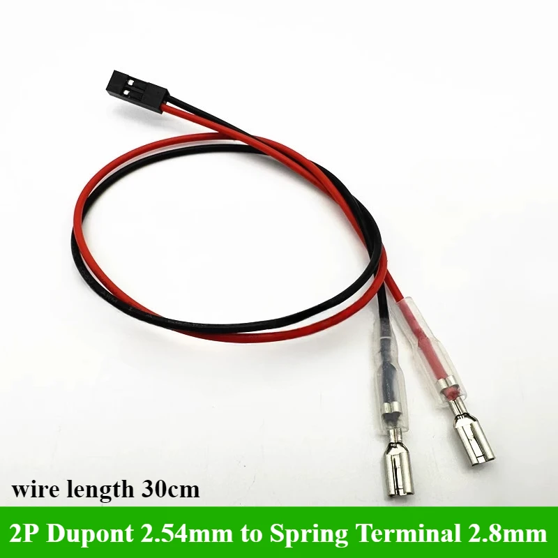 20Pcs/lot Dupont 2.54mm 1P/2P to 2.8mm/4.8mm Crimp Terminal Connector with Wire Length 20cm 30cm 35cm for Rocker Accessories
20Pcs/lot Dupont 2.54mm 1P/2P to 2.8mm/4.8mm Crimp Terminal Connector with Wire Length 20cm 30cm 35cm for Rocker Accessories