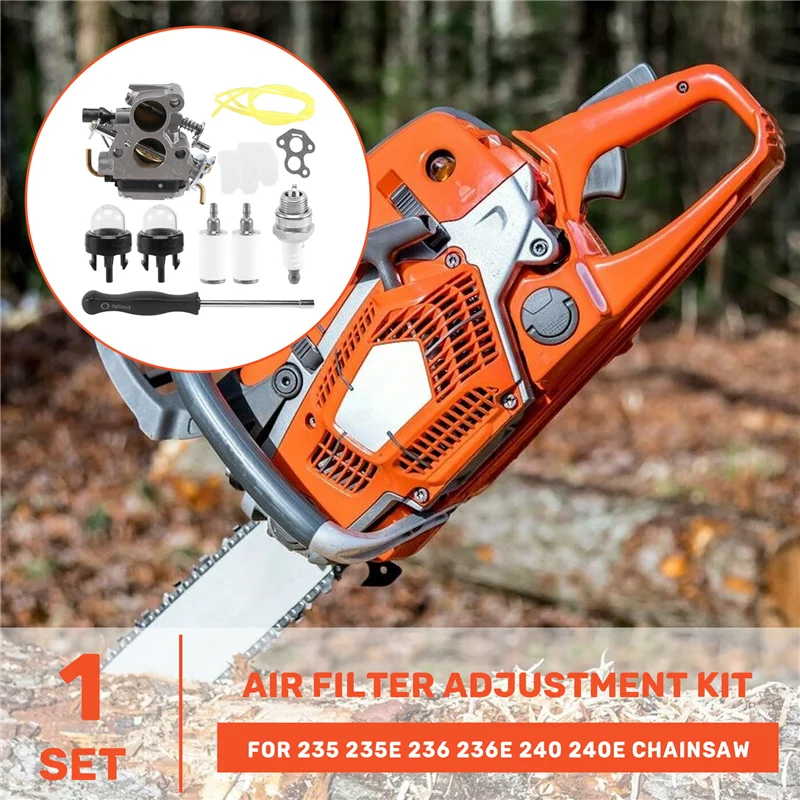 ABUF-Carburettor With Air Filter And Fuel Pipe Filter For 235 235E 236 236E 240 240E Chainsaw
ABUF-Carburettor With Air Filter And Fuel Pipe Filter For 235 235E 236 236E 240 240E Chainsaw