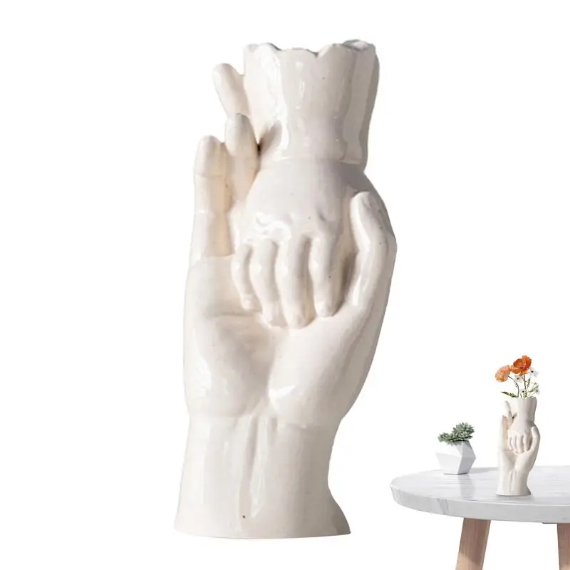Hand Vase Modern Bud Flower Vase Stable Unique Minimalist Decorative Vase For Table Centerpiece Home Living Room Farmhouse
Hand Vase Modern Bud Flower Vase Stable Unique Minimalist Decorative Vase For Table Centerpiece Home Living Room Farmhouse