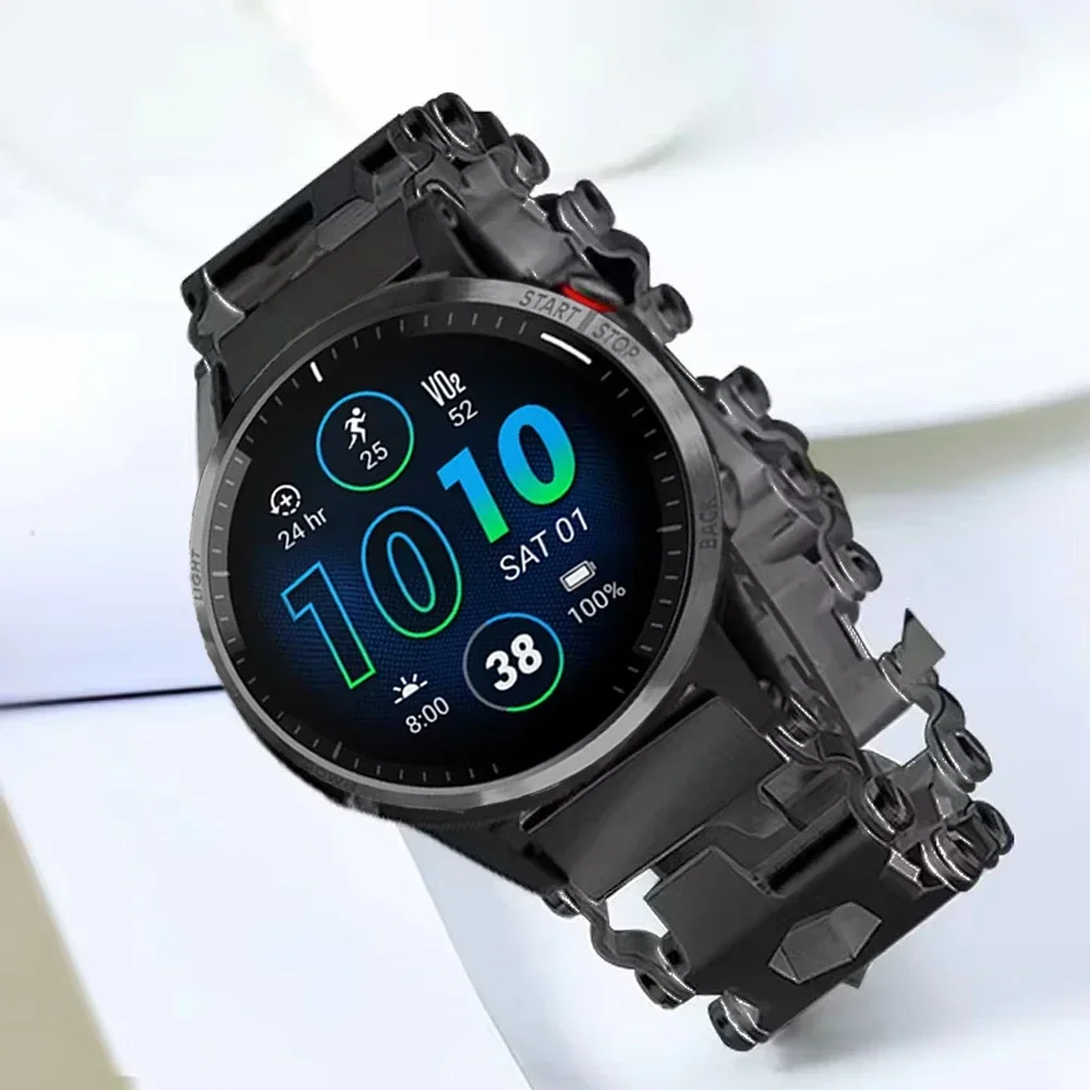 22mm Multifunctional Metal Strap For Garmin Forerunner 965 265 255 955 Outdoor Stainless Steel Wristband Garmin Venu 3 2 Correa
22mm Multifunctional Metal Strap For Garmin Forerunner 965 265 255 955 Outdoor Stainless Steel Wristband Garmin Venu 3 2 Correa