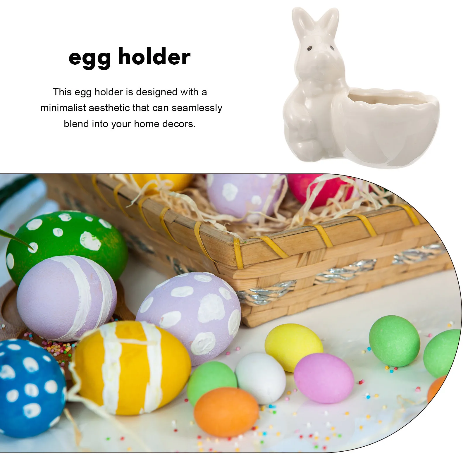 Adorable Ceramic Egg Holder Bunny Shape Safe Sturdy Material Perfect for Breakfast Table Lunch Setup Easter Bunny Egg Cup
Adorable Ceramic Egg Holder Bunny Shape Safe Sturdy Material Perfect for Breakfast Table Lunch Setup Easter Bunny Egg Cup