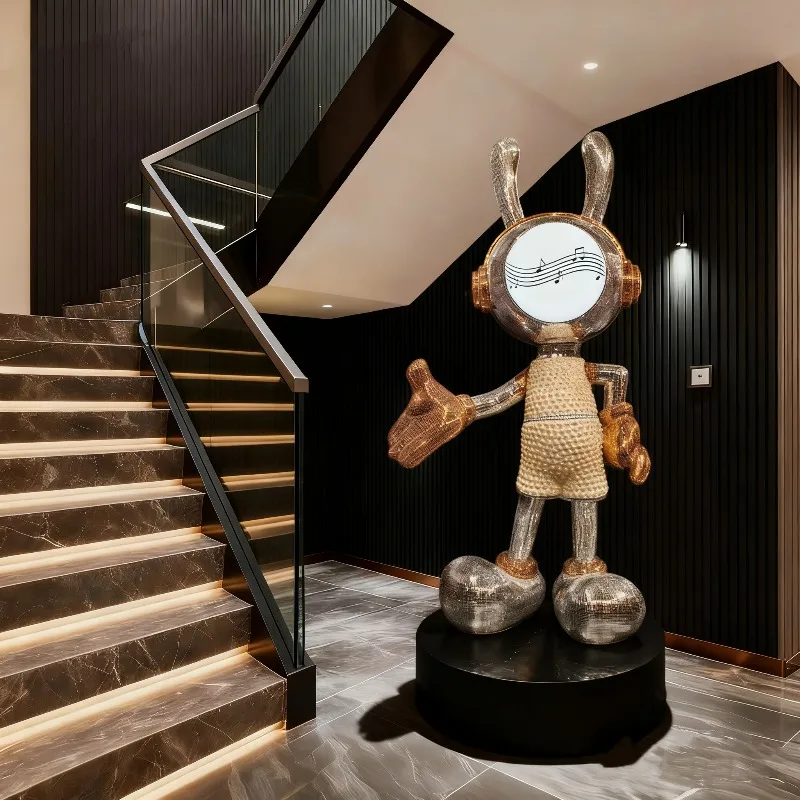 Декоративная Bluetooth-колонка «Космический кролик Микки» для прихожей, лобби отеля, виллы
Декоративная Bluetooth-колонка «Космический кролик Микки» для прихожей, лобби отеля, виллы