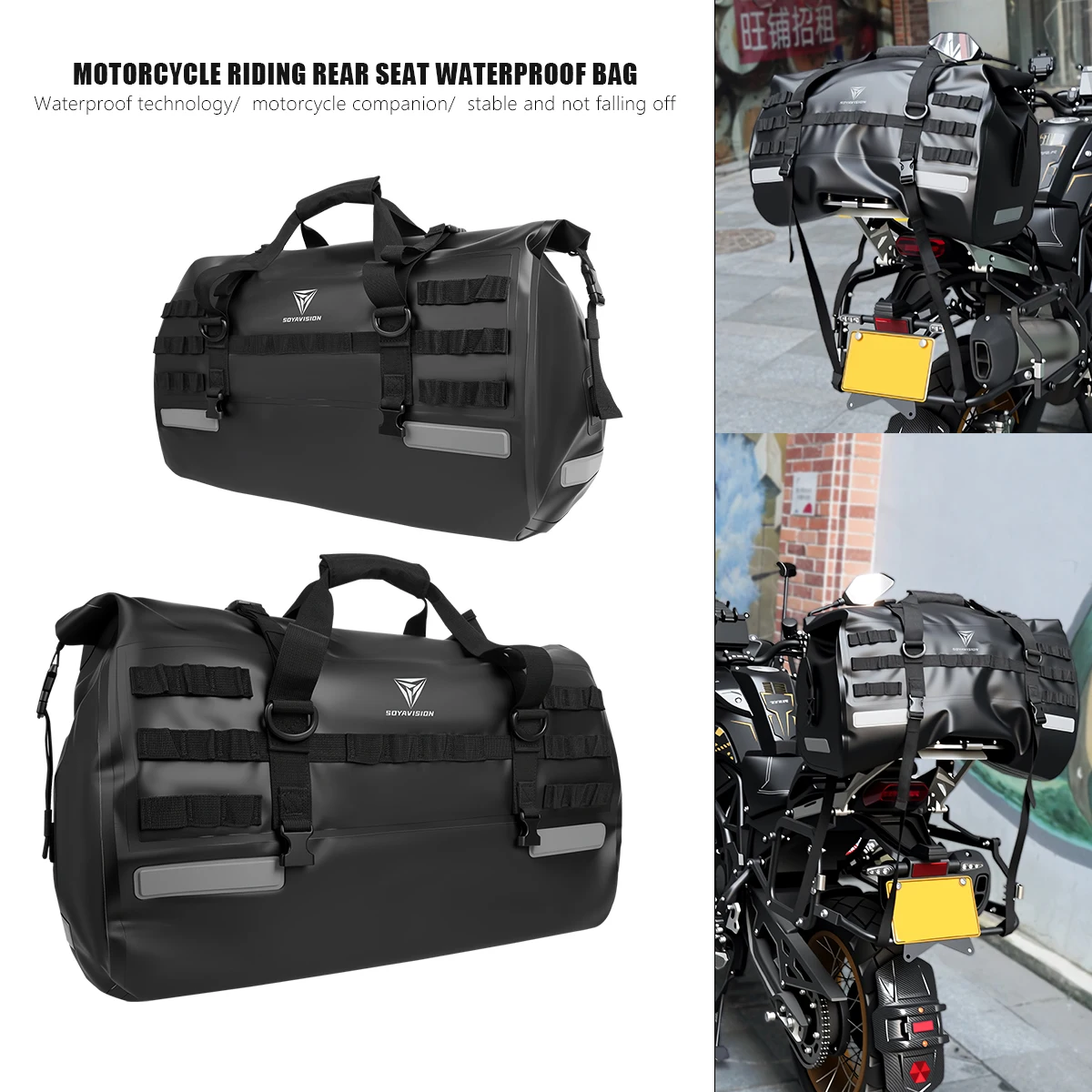 Универсальная сумка на заднее сиденье мотоцикла, 35 л/50 л/120 л, водонепроницаемая сумка для мотоцикла, сумка для путешествий на мотоцикле, сухая сумка для багажа, рулонная сумка
Универсальная сумка на заднее сиденье мотоцикла, 35 л/50 л/120 л, водонепроницаемая сумка для мотоцикла, сумка для путешествий на мотоцикле, сухая сумка для багажа, рулонная сумка