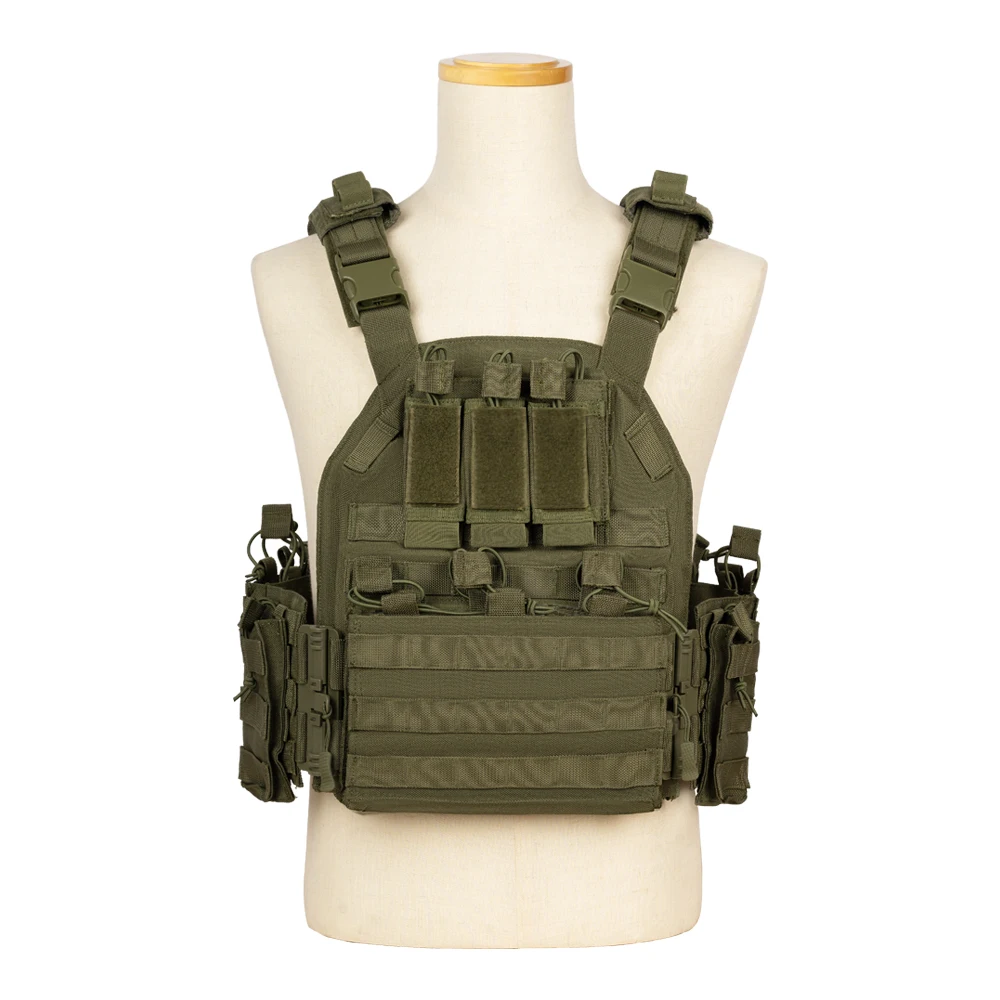 Tactical Vest Polyester Lightweight Comfortable Training Quick Release Molle System Plate Carriers Outdoor Activities Customized
Tactical Vest Polyester Lightweight Comfortable Training Quick Release Molle System Plate Carriers Outdoor Activities Customized