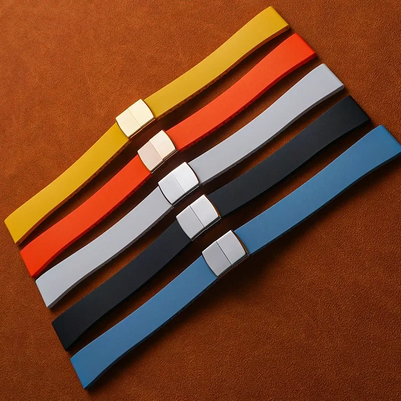 CTS Fluororubber Watch Strap 18 20 21 22mm For Each Brand Watches Quick Release folding BuckleWatch Bands FKM Strap Cut To Size
CTS Fluororubber Watch Strap 18 20 21 22mm For Each Brand Watches Quick Release folding BuckleWatch Bands FKM Strap Cut To Size