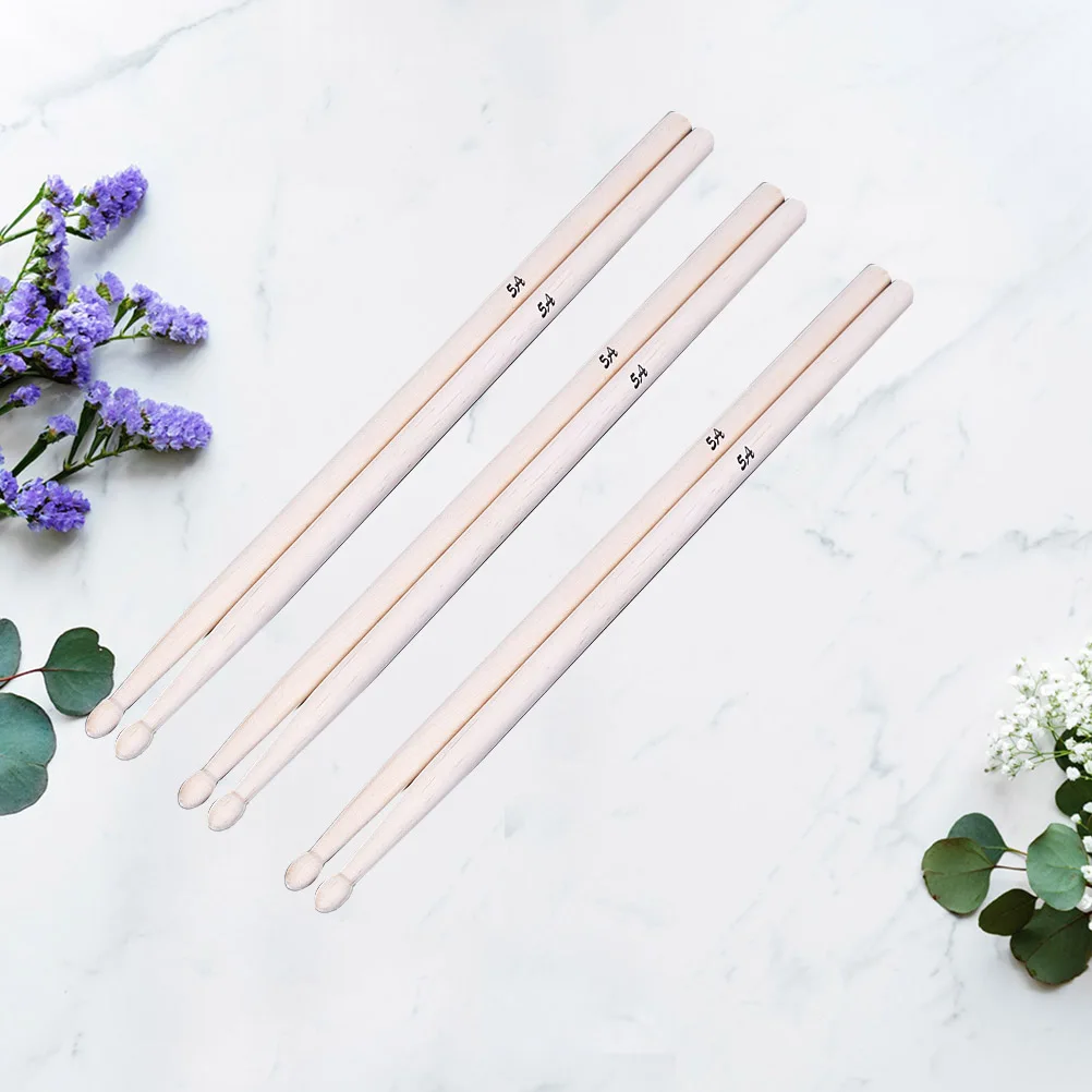 3 Pairs Maple Drum Stick Miss Drumsticks Bulk Hickory Wooden Stage Performance 
3 Pairs Maple Drum Stick Miss Drumsticks Bulk Hickory Wooden Stage Performance