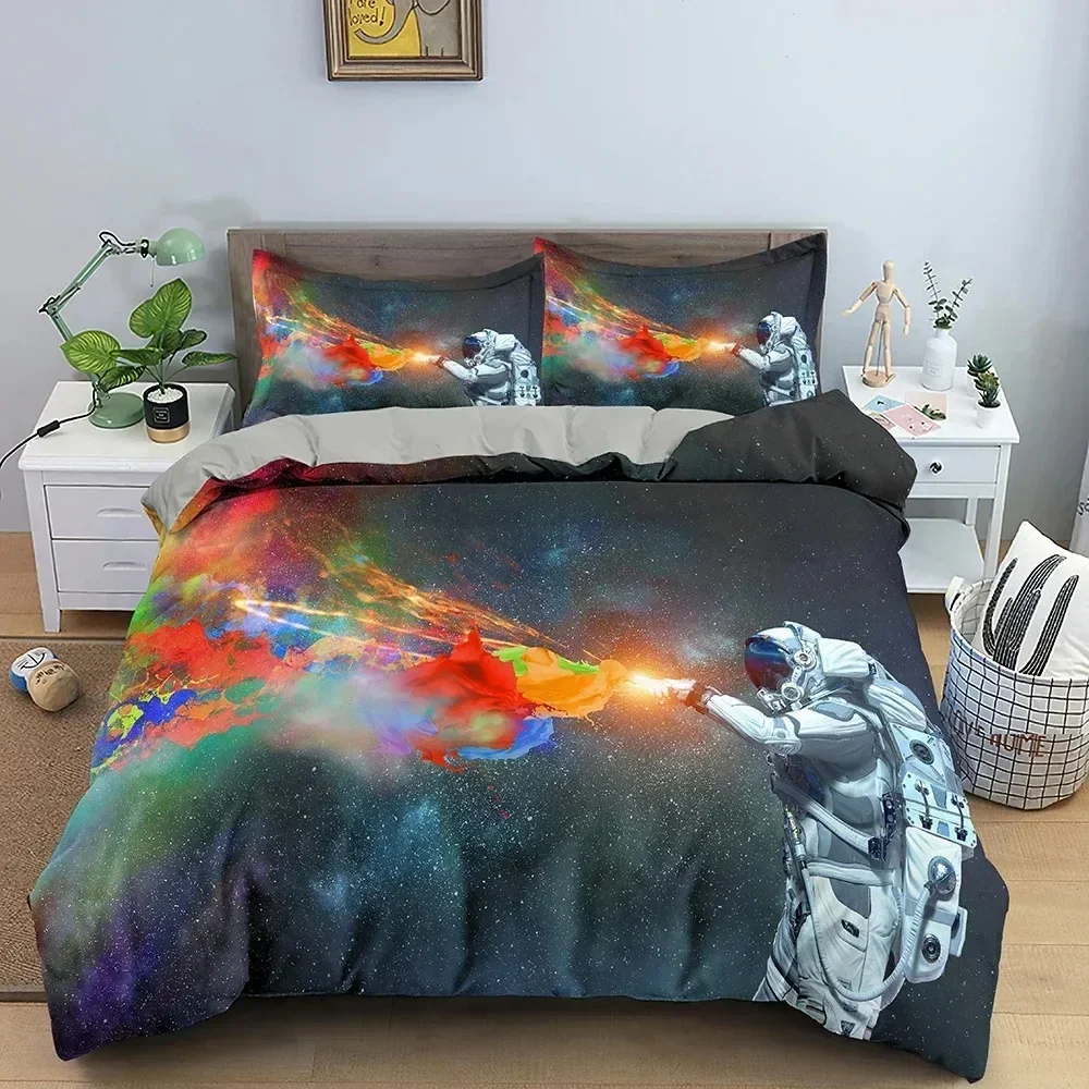 3D Astronaut Design Bedding Sets Spaceman Pattern Print Duvet Cover Set Single/Twin Size Space Scenery Theme Gifts for Kids
3D Astronaut Design Bedding Sets Spaceman Pattern Print Duvet Cover Set Single/Twin Size Space Scenery Theme Gifts for Kids