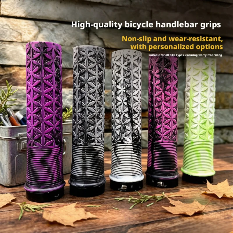 Soft Rubber Bicycle Handlebar Grips, Shock Absorption & Anti-Slip Cycling Handle Grips for Universal Fit
Soft Rubber Bicycle Handlebar Grips, Shock Absorption & Anti-Slip Cycling Handle Grips for Universal Fit