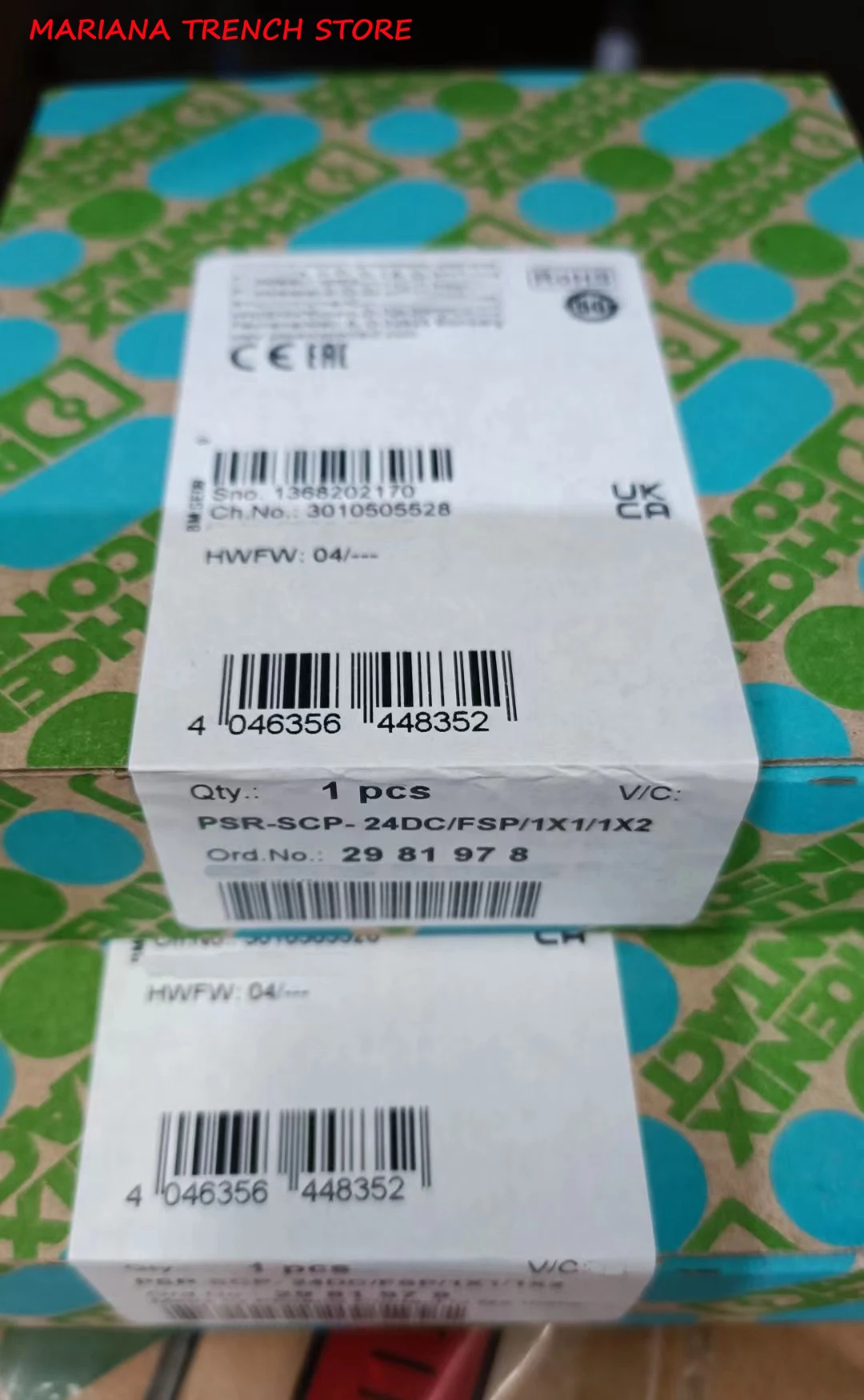 2981978 for Phoenix PSR-SCP- 24DC/FSP/1X1/1X2 - Coupling relay
2981978 for Phoenix PSR-SCP- 24DC/FSP/1X1/1X2 - Coupling relay