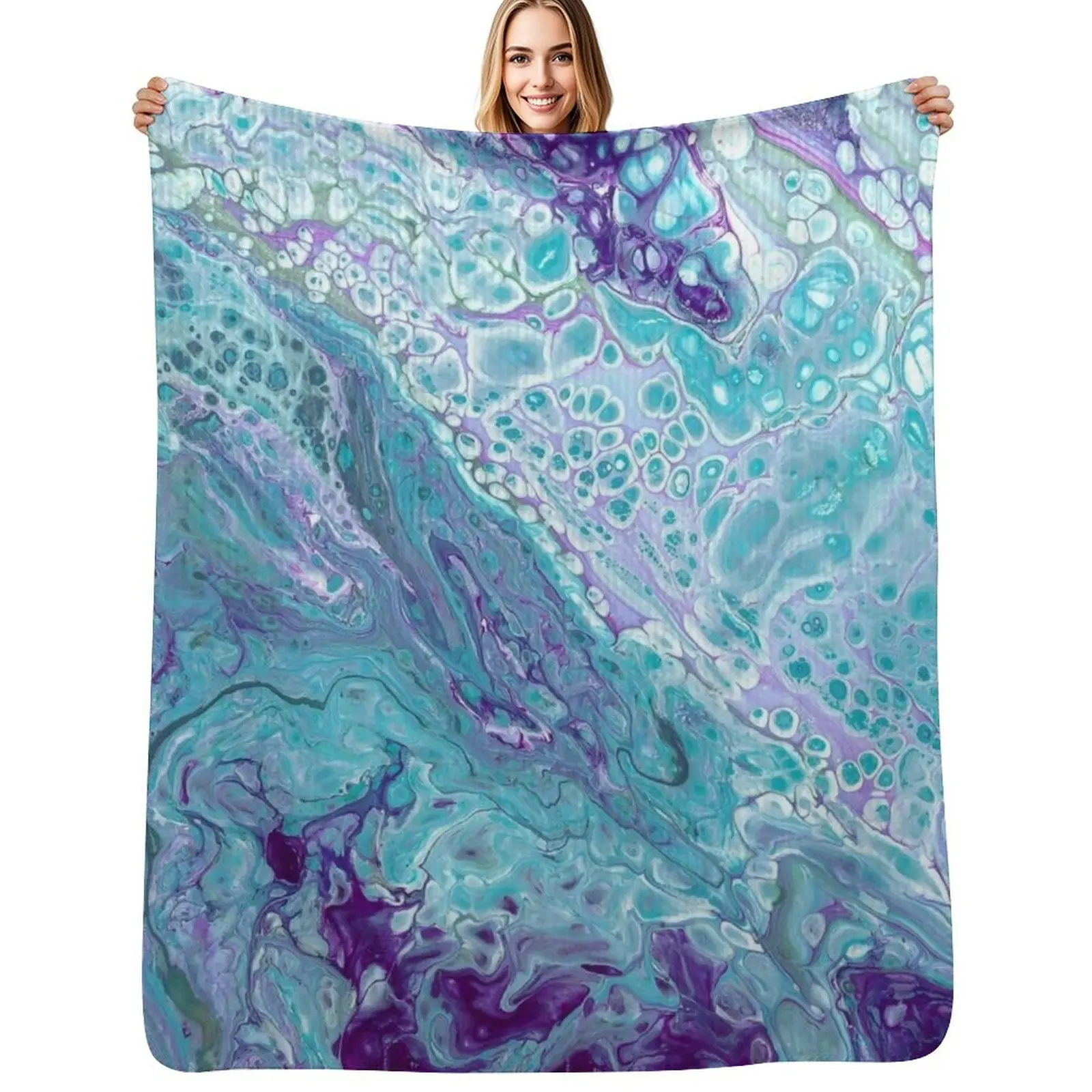 Turquoise and Purple Marble Throw Blanket sofa bed decorative Blankets Sofas Of Decoration Luxury Blankets 
Turquoise and Purple Marble Throw Blanket sofa bed decorative Blankets Sofas Of Decoration Luxury Blankets