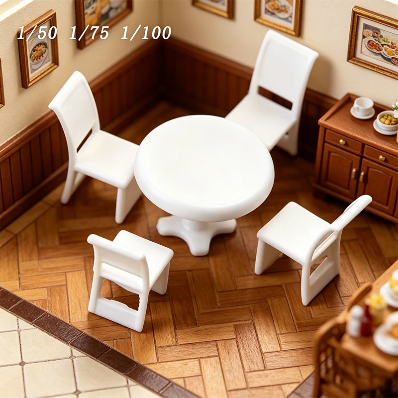 2Set Miniature Table Chairs 1:50 1:75 1:100 Scale Model Indoor Furniture For DIY Making Micro Dollhouse Decoration Dioramas
2Set Miniature Table Chairs 1:50 1:75 1:100 Scale Model Indoor Furniture For DIY Making Micro Dollhouse Decoration Dioramas