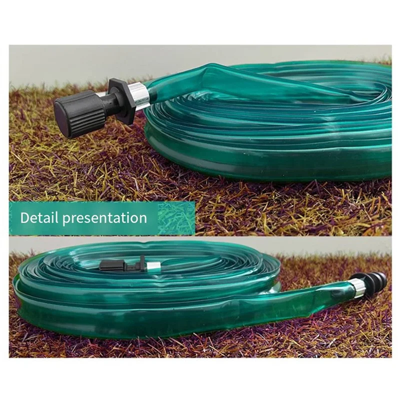 【Flash Sale】2X Garden PVC Hose. Cooling Garden Penetrating Hose Sprinkler Hose Is Perfect For Garden 15 Meters
【Flash Sale】2X Garden PVC Hose. Cooling Garden Penetrating Hose Sprinkler Hose Is Perfect For Garden 15 Meters