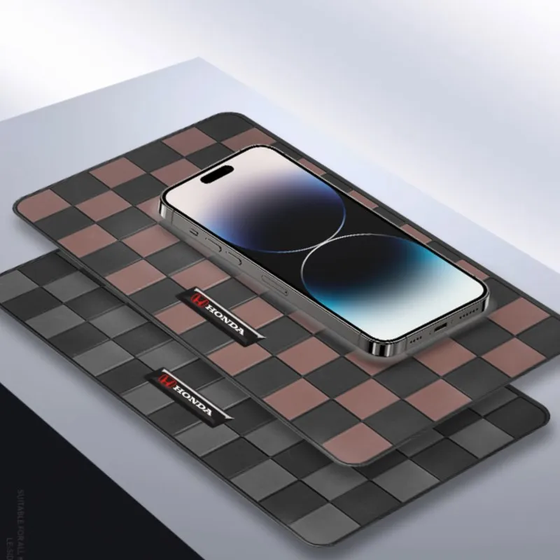 Car Plaid Anti Slip Pad Auto Dashboard Storage Mat For Honda Civic Accord Fit Jazz CRV BRV HRV Insight Pilot Passport TYPE-R 
Car Plaid Anti Slip Pad Auto Dashboard Storage Mat For Honda Civic Accord Fit Jazz CRV BRV HRV Insight Pilot Passport TYPE-R