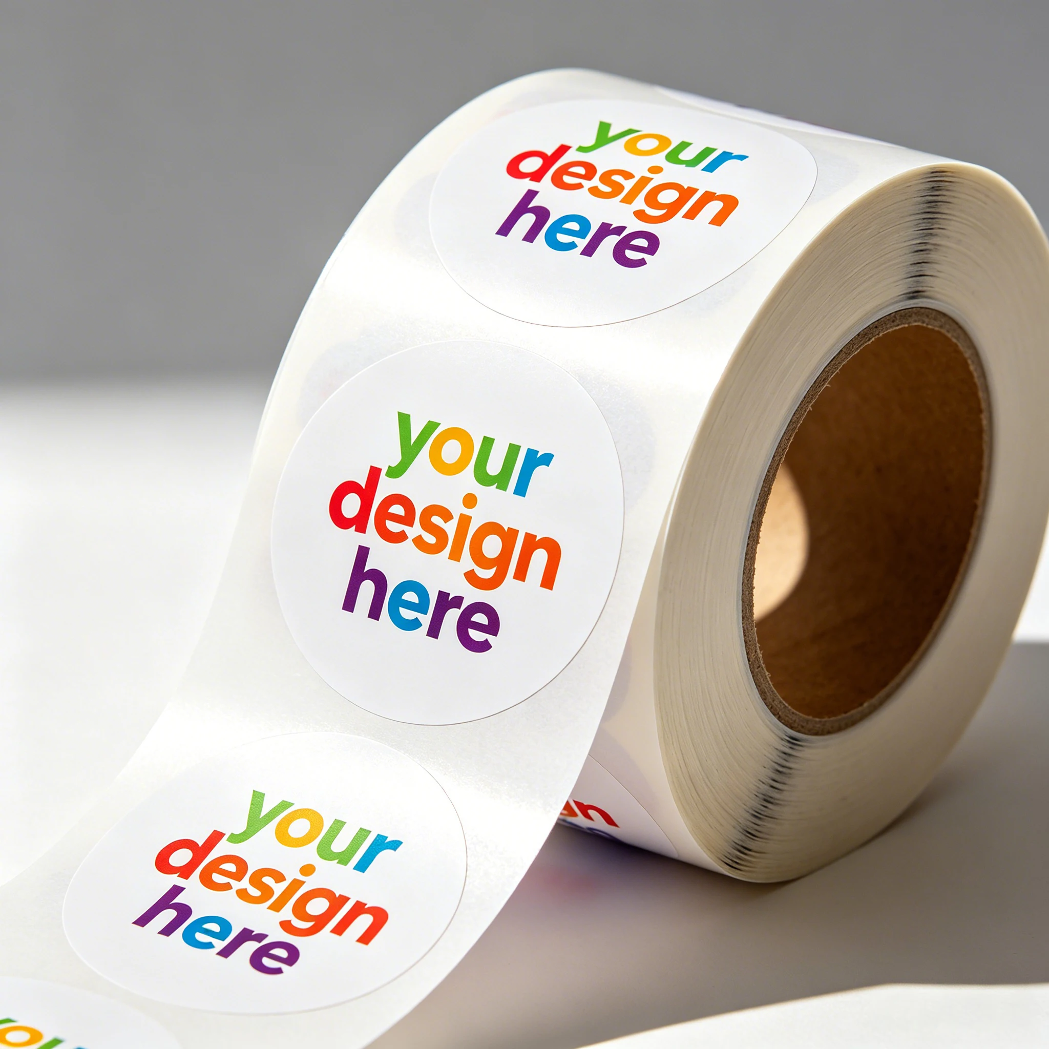 Custom Self-Adhesive Vinyl Stickers Roll Labels Waterproof Logo Sticker Printing for Business Customization
Custom Self-Adhesive Vinyl Stickers Roll Labels Waterproof Logo Sticker Printing for Business Customization