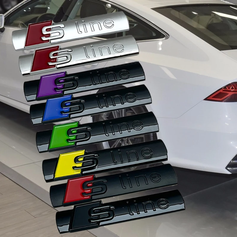 ABS Car Side Sticker Trunk Logo for Audi Sline S Line A4 A5 A6 A8 S3 S4 S5 S6 S7 S8 SQ5 SQ7 A3 Q5 Q7 Q8 RS3 RS4 RS5 Badge Emblem
ABS Car Side Sticker Trunk Logo for Audi Sline S Line A4 A5 A6 A8 S3 S4 S5 S6 S7 S8 SQ5 SQ7 A3 Q5 Q7 Q8 RS3 RS4 RS5 Badge Emblem